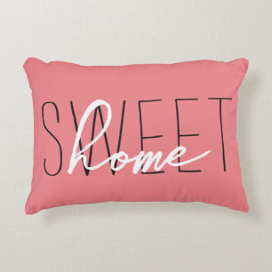 Koraalzoete droomkamer Throw Accent Pillow Kussen