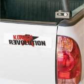 Korakrevolutie Bumpersticker (Op Truck)