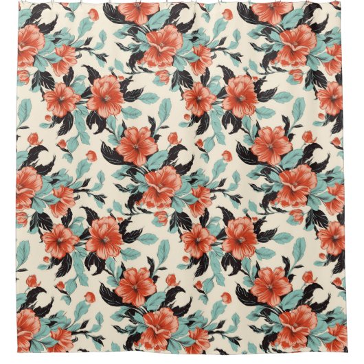 Koral Garden Douchegordijn (Voorkant)