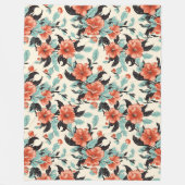 Koral Garden Fleece Deken (Voorkant)