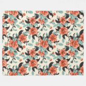 Koral Garden Fleece Deken (Voorkant (Horizontaal))