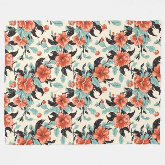 Koral Garden Fleece Deken (Voorkant (Horizontaal))