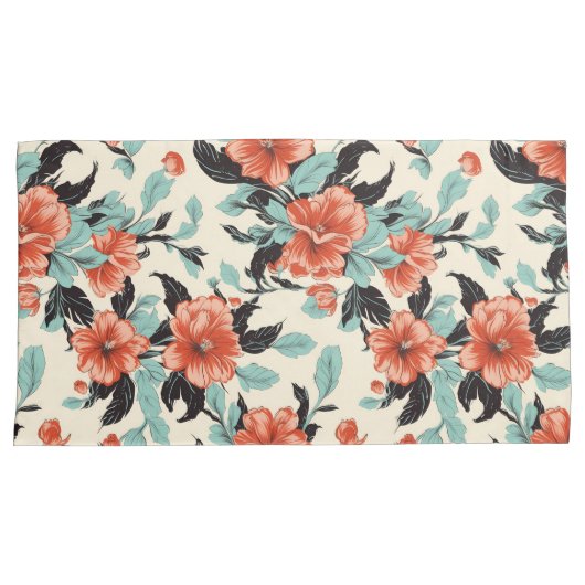 Koral Garden Kussensloop (Voorkant-Rechts)