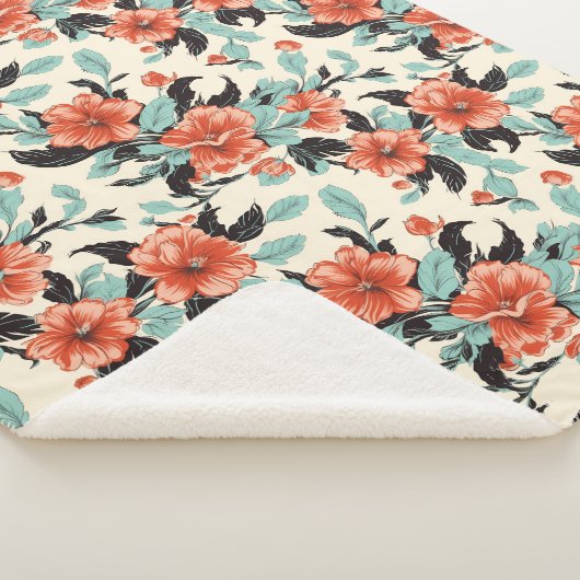 Koral Garden Sherpa Deken (3/4)