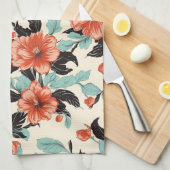 Koral Garden Theedoek (Quarter Fold)