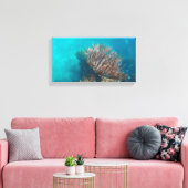 KORAL OP CANVAS 20 "x 16" Afdruk (Insitu (Woonkamer))