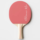 Koral Simply Personalized Ping Pong Paddle Tafeltennisbatje (Achterkant)