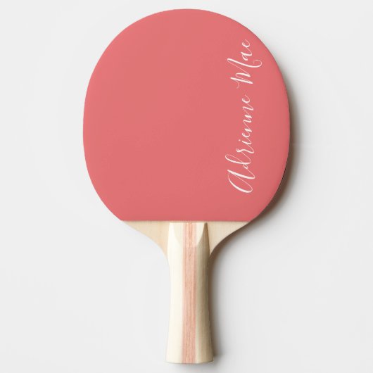 Koral Simply Personalized Ping Pong Paddle Tafeltennisbatje (Voorkant)