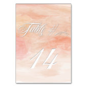 KORAL WATERVERF MODERN WEDING KAART (Achterkant)