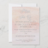 KORAL WATERVERF MODERN WEDING KAART (Achterkant)