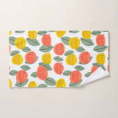 Koralen en goudbloemen bad handdoek (Handdoek)