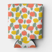 Koralen en goudbloemen blikjeskoeler (Voorkant)