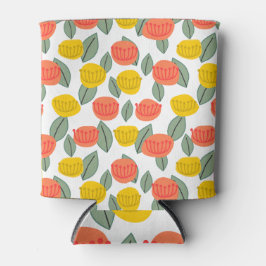 Koralen en goudbloemen blikjeskoeler