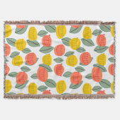 Koralen en goudbloemen deken (Voorkant)