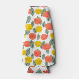 Koralen en goudbloemen flesjeskoeler