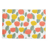 Koralen en goudbloemen kussensloop (Achterkant)