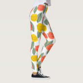 Koralen en goudbloemen leggings (Rechts)