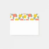 Koralen en goudbloemen post-it® notes (Voorkant)