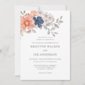 Koralen en zeemuizen | Elegant botanisch Kaart (Voorkant)