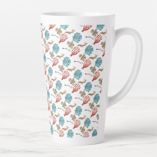 Koralen Latte Mok (Rechts)