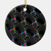 Koralen - Mandelbrot Keramisch Ornament (Voorkant)