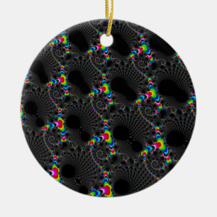 Koralen - Mandelbrot Keramisch Ornament