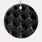 Koralen - Mandelbrot Keramisch Ornament (Achterkant)