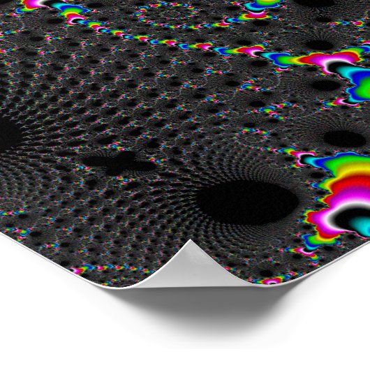 Koralen - Mandelbrot Poster (Hoek)