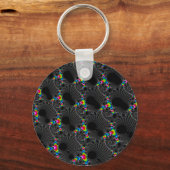 Koralen - Mandelbrot Sleutelhanger (Voorkant)