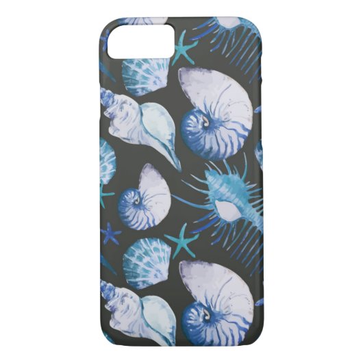 Koralen met schelpenpatroon Case-Mate iPhone case (Achterkant)