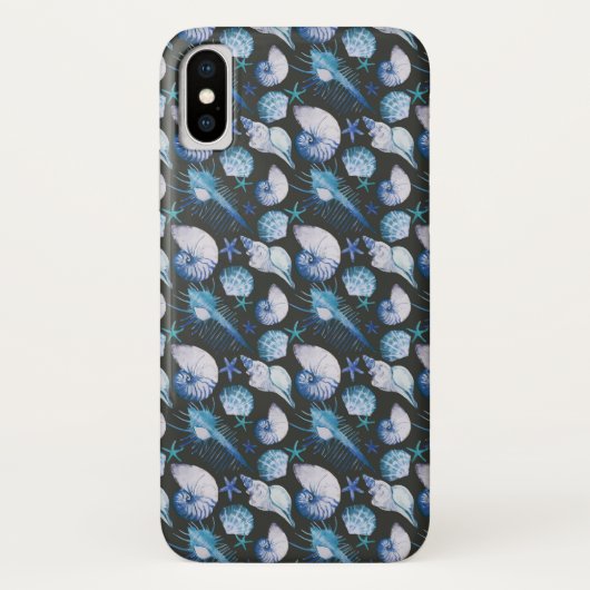 Koralen met schelpenpatroon Case-Mate iPhone case (Achterkant)