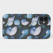 Koralen met schelpenpatroon Case-Mate iPhone case (Achterkant (horizontaal))