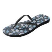 Koralen met schelpenpatroon teenslippers (Schuin)