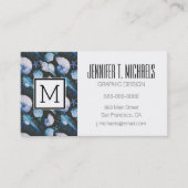 Koralen met schelpenpatroon visitekaartje (Voorkant)