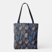 Koralen onder water levenspatroon tote bag (Achterkant)