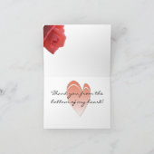 KORALEN ROOS BEDANKKAARTJES BEDANKKAART (Binnen)