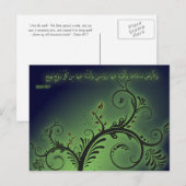 Koran Arabisch schrift Sura verse tree planten Briefkaart (Voorkant / Achterkant)