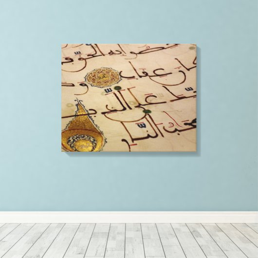 koran canvas afdruk (Insitu (Houten vloer))