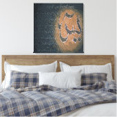 Koran Kareem - Sorat Yaseen Canvas Afdruk (Insitu (Slaapkamer))