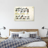 Koran, negende eeuw, Abbasid kalifaat Canvas Afdruk (Insitu (Slaapkamer))