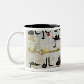 Koran, negende eeuw, Abbasid kalifaat Tweekleurige Koffiemok (Links)