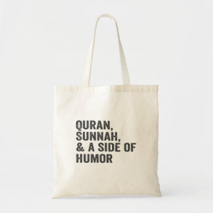 Koran Sunnah & een kant van de Humor Grappig Ramad Tote Bag