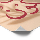 Koran Verse: Kun Fayakoon ( Be, and it is) Beige Poster (Hoek)