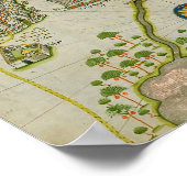 korankaart van de Nijl Poster (Hoek)