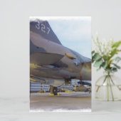 Korat AFB Thailand 1968 F-105 A1 Afdruk (Staand voorkant)