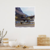 Korat AFB Thailand 1968 F-105 A1 Afdruk Poster (Keuken)