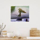 Korat AFB Thailand 1968 F-105 A Afdruk Poster (Keuken)