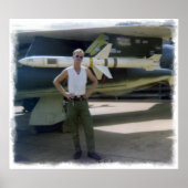 Korat AFB Thailand 1968 F-105 Print (Voorkant)