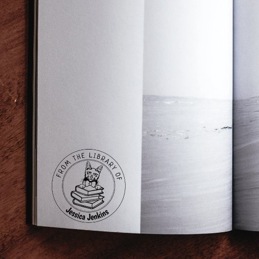 Korat Cat, boek uit de bibliotheek van Rubberstempel