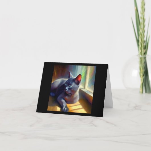 Korat Cat Kaart (Voorkant)